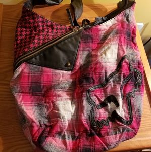 Cross body fox purse